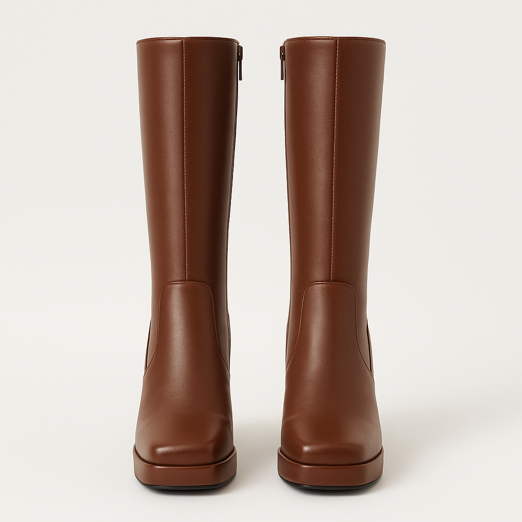 Knee High Leather Boots