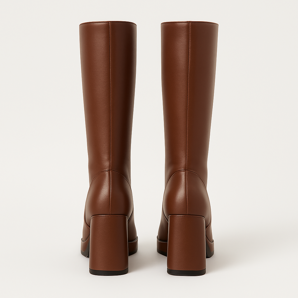 Knee High Leather Boots