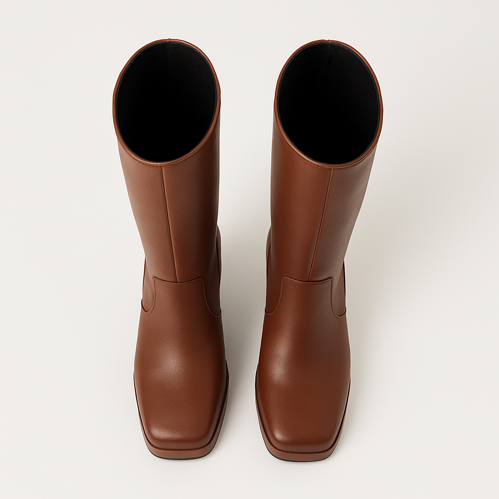 Knee High Leather Boots