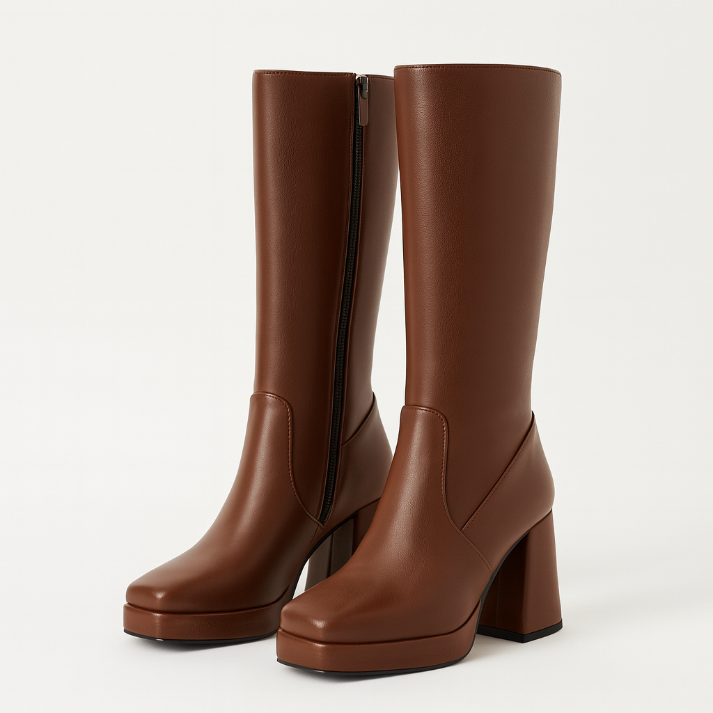 Knee High Leather Boots
